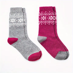 Geometric Pattern Mid Tube Socks Women's Stockings