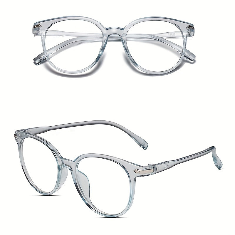Round Anti Light Glasses For Women Men Students