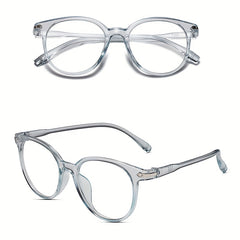 Round Anti Light Glasses For Women Men Students