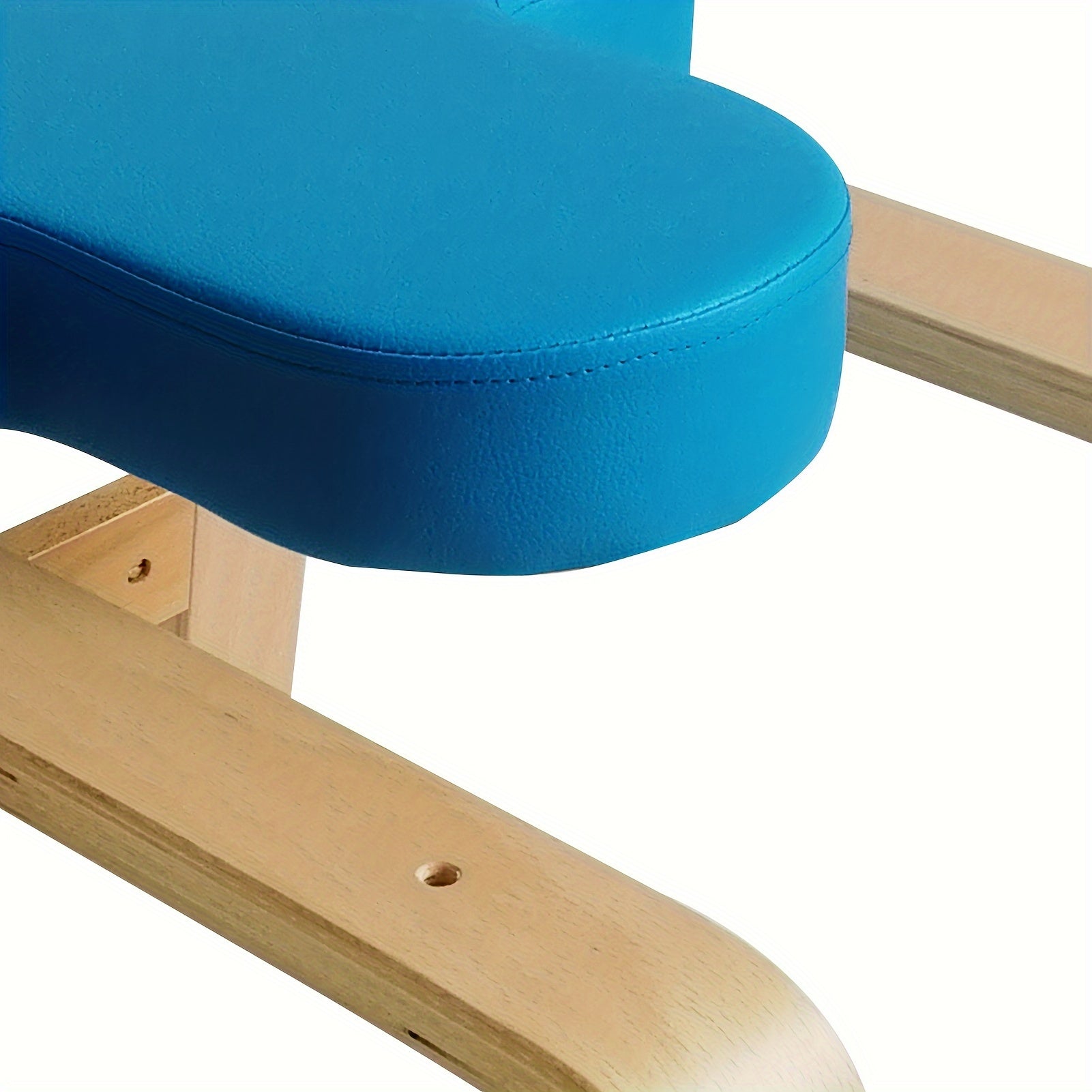 Wooden Portable Yoga Headstand Chair with PU Pad