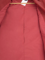 Double Button Cross Lapel Blazer with Pockets