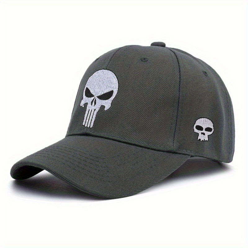 Skull Embroidery Summer Baseball Cap Multicolor Hat Men Sunshade Sun Protection