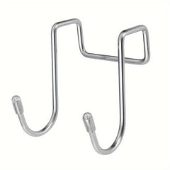 Stainless Steel Double S Hook Holder Heavy Duty Punching Clothes Hanger