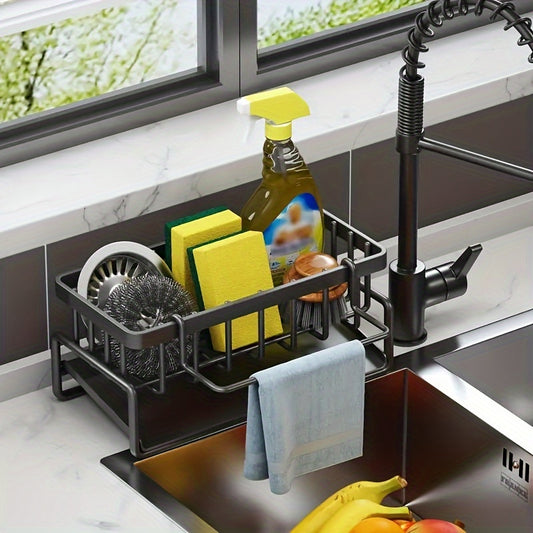 Sink Rack Sponge Drain Rack Stainless Steel Organizer