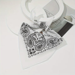 Paisley Print Bandana Hip hop Square Scarf Head Wraps Turban