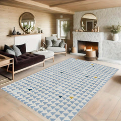 Triangle Pattern Carpet - High Flow Area Living Room Bedroom