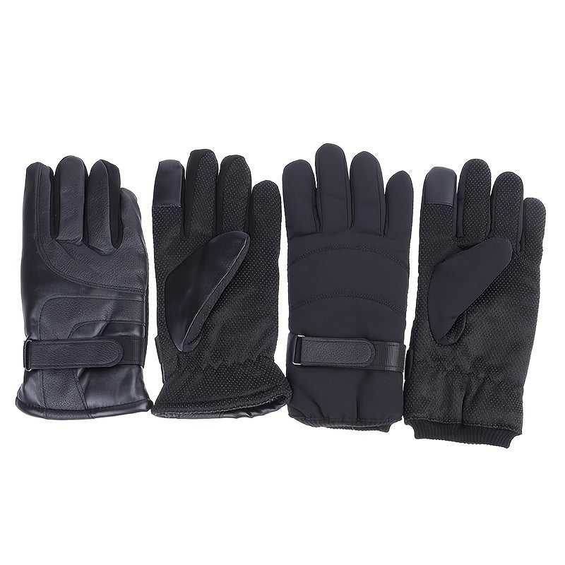 Men's Waterproof Oven Gloves Ski Riding Windproof Gloves
