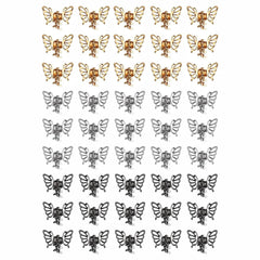 Metal Butterfly Hair Clips 187Pcs Set Hippie Hair Accessories Women