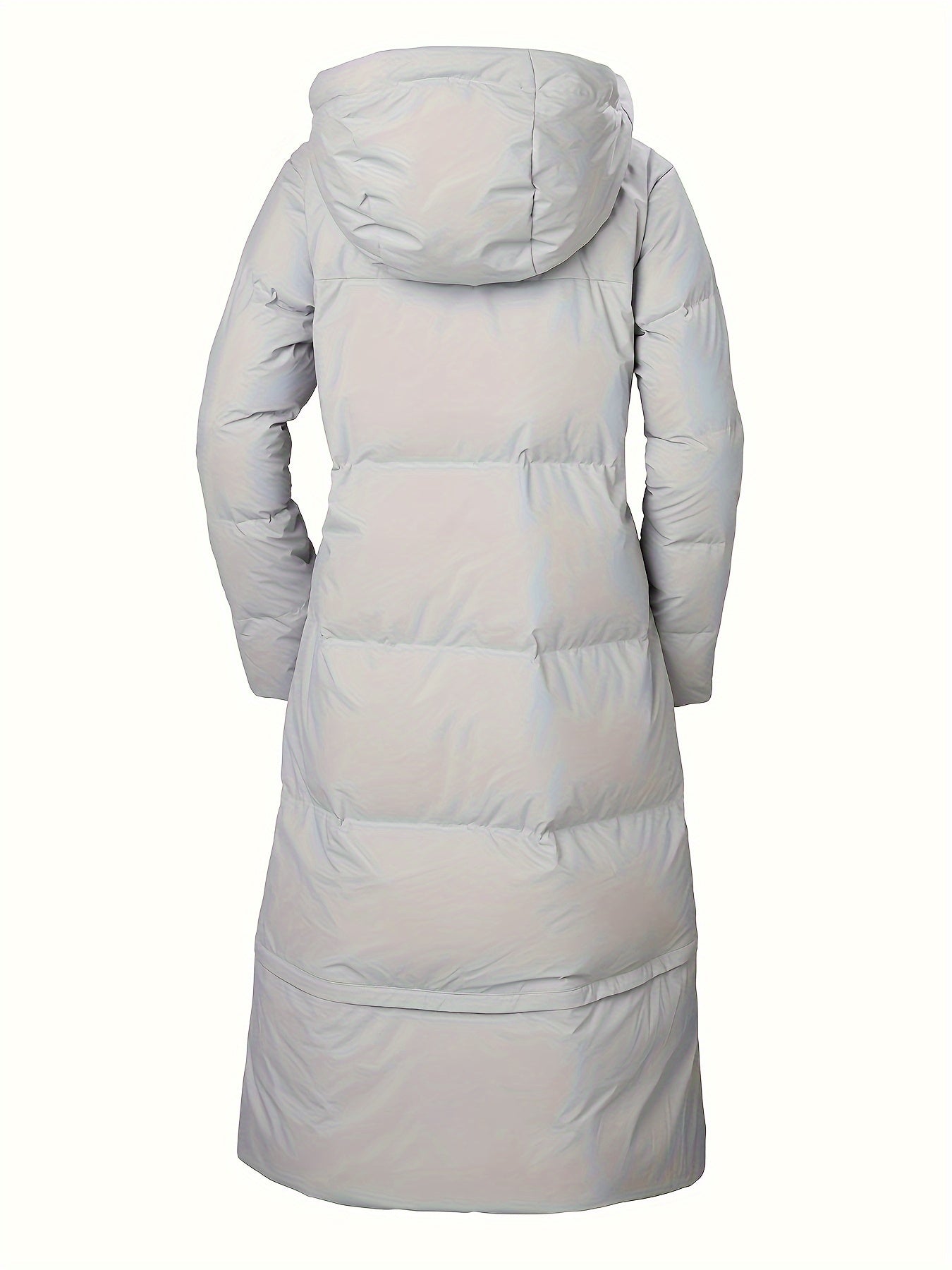 Over the Knee Puffer Hooded Jacket Waterproof Winter Warm Down Coat Women's Acti