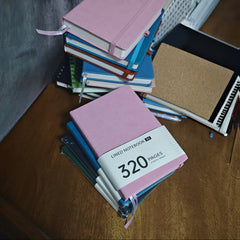 A5 Thickened Lined Notebook with Strap - 320 Pages