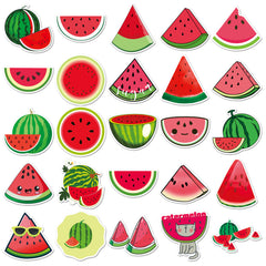 50pcs Watermelon Graffiti Fun Stickers Vinyl Decorative Water Bottles Safety