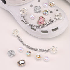 14pcs Street Style Clogs Buckle Punk DIY Shoes Charms Decoration