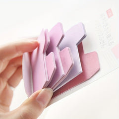 60pcs Gradual Change Sticky Notes for Students, 3.9x3.1In, Message Sticky Notes