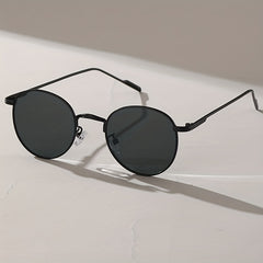 Round Frame Metal Men's Sunglasses