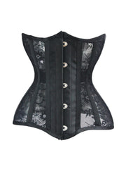 Underbust Waist Trainer Corset Boned Lace Underwear Sexy Outfit Corsets