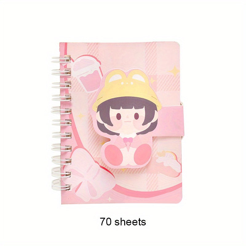 Cartoon Coil Notebook Mini Notepad Back To School