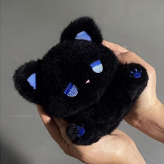 Plush Teddy Bear Plush Doll Expressive Kitten Soft Stuffed Animal