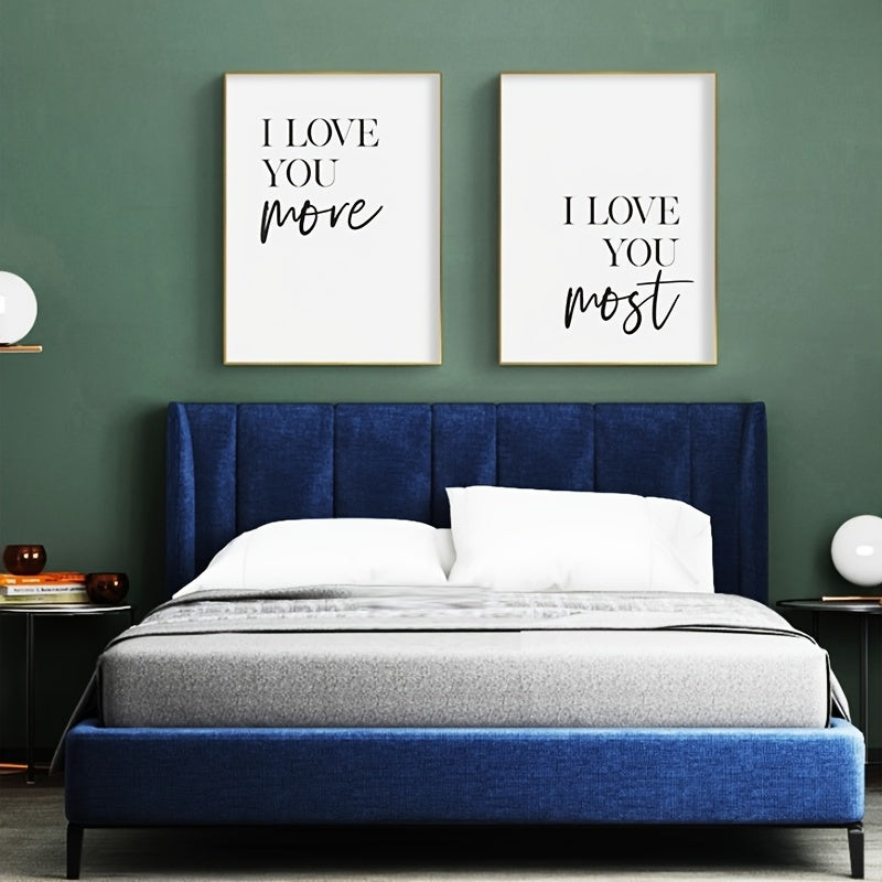 2pcs Modern Bedroom Posters for a Relaxing Space