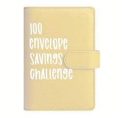 100 Envelope Challenge Binder with 25 Grid Cards & 100 Couple Challenge Notebook
