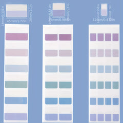 Morandi Index Stickers Net Red Sticky Small Strips Mark Paper Student Strong