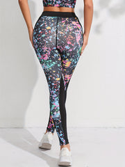 Graffiti Graphic Yoga Leggings for Running & Yoga