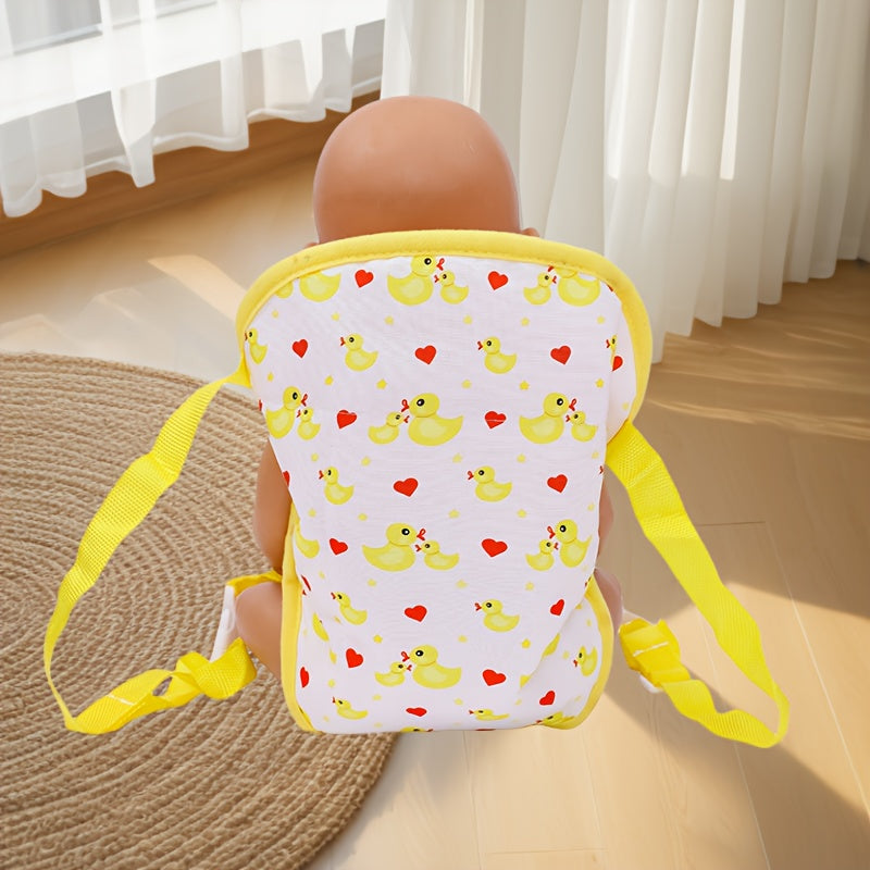 Yellow Duckling Doll Outfit 43 Dolls Christmas Gift Includes Hat Vest Pan