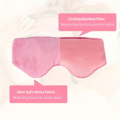 Adjustable Soft Eye Mask Blackout Blindfold for Travel Rest Nap Yoga