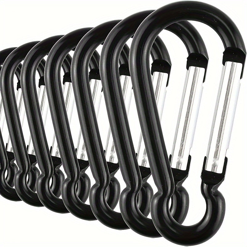 10pcs Aluminum Carabiners for Camping Hiking 4 32 cm