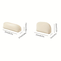 Minimalist Solid Makeup Zipper Bag All Match Portable Cosmetic Pouch