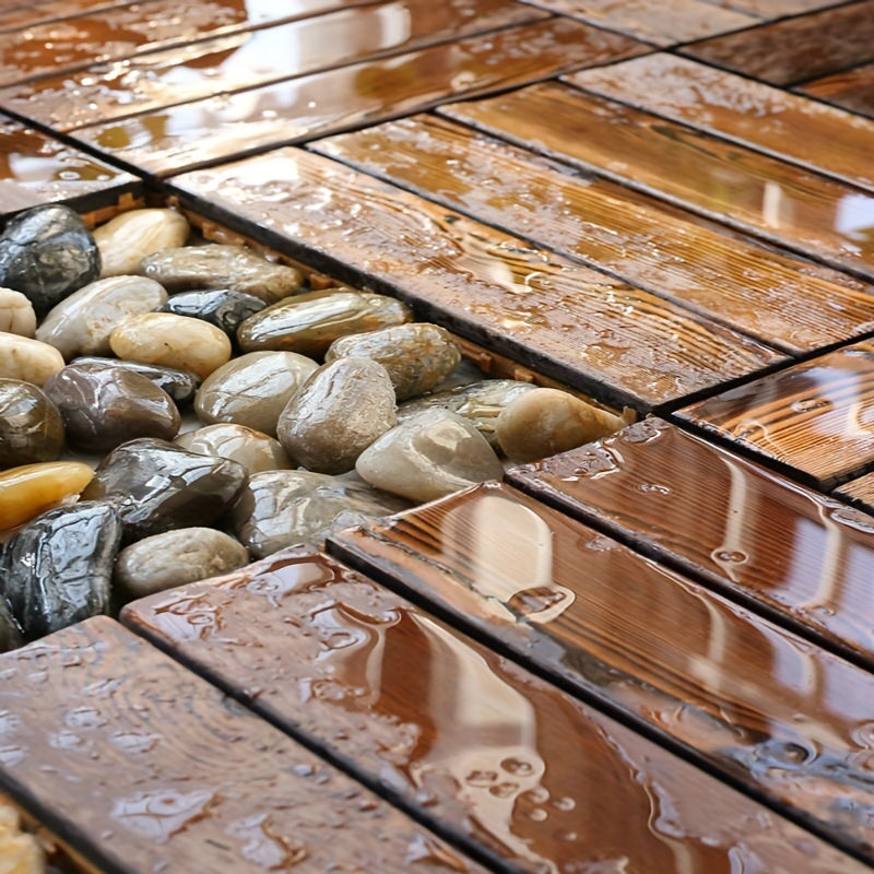 Interlocking Patio Deck Flooring for Garden Poolside Balcony