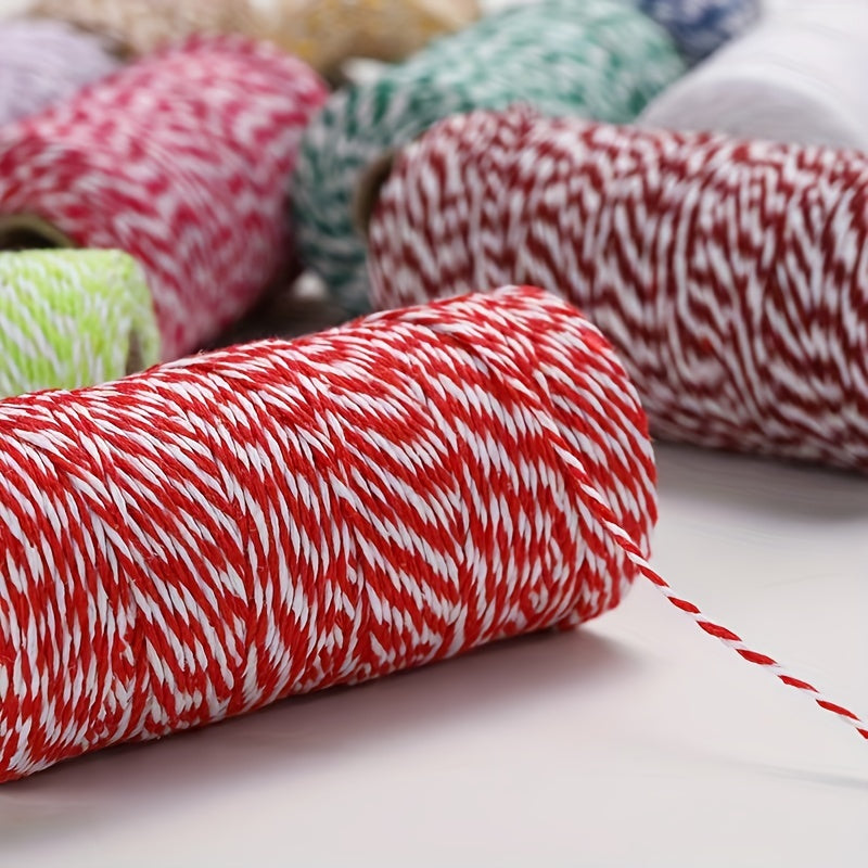 100m DIY Cotton Rope Hand-woven Clothes Packaging Accessories
