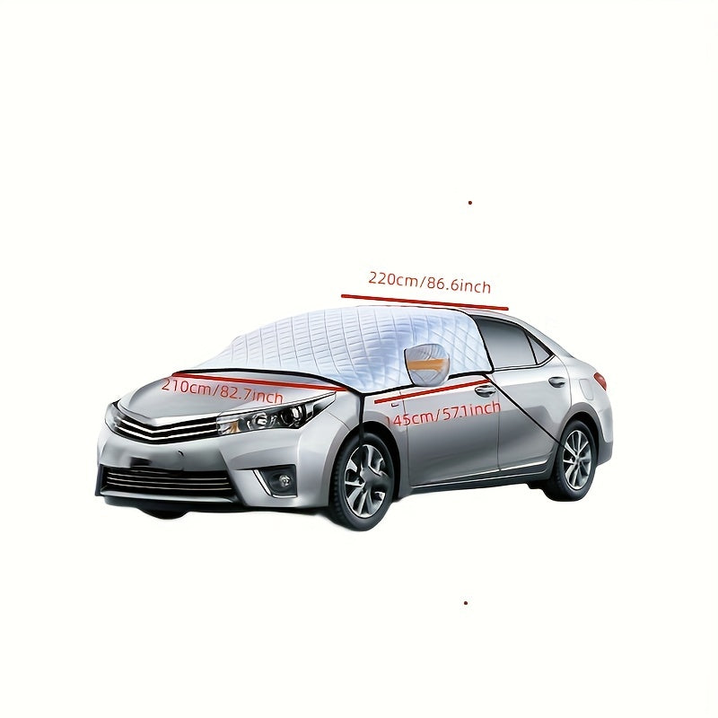 Car Front Windshield Snow Cover Sunshade Winter Thickening Car Clothing