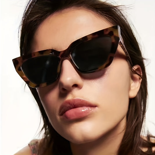 Y2K Cat Eye Sunglasses For Women Men Hiphop Block Glasses UV400