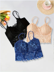 3pcs Lace Underwear Cami Bra Set for Teens 13-20 Years