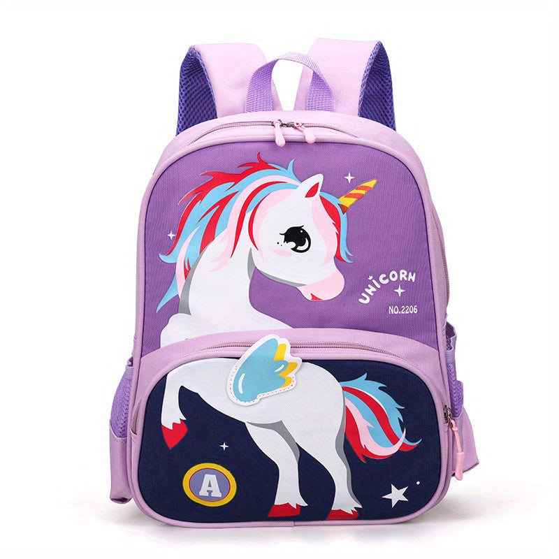 Kids Cartoon Schoolbags Unicorn Dinosaur Student Backpack