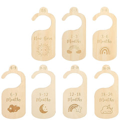 Stylish Wooden Divider for Baby's Closet, Newborn to 24 Months