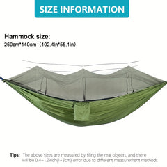 Durable Hammock with Mosquito Net for Camping 102in x 55in