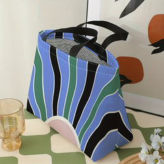 Coral Pattern Lunch Bag Waterproof Insulated for Picnic