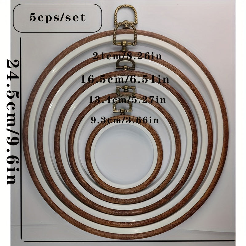 5pcs Embroidery Fixed Tool Hoops Sewing Accessories