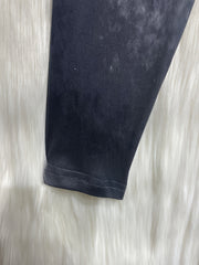  Goth Pants Women's Plus Colorblock Wing Print Elastic High Rise
