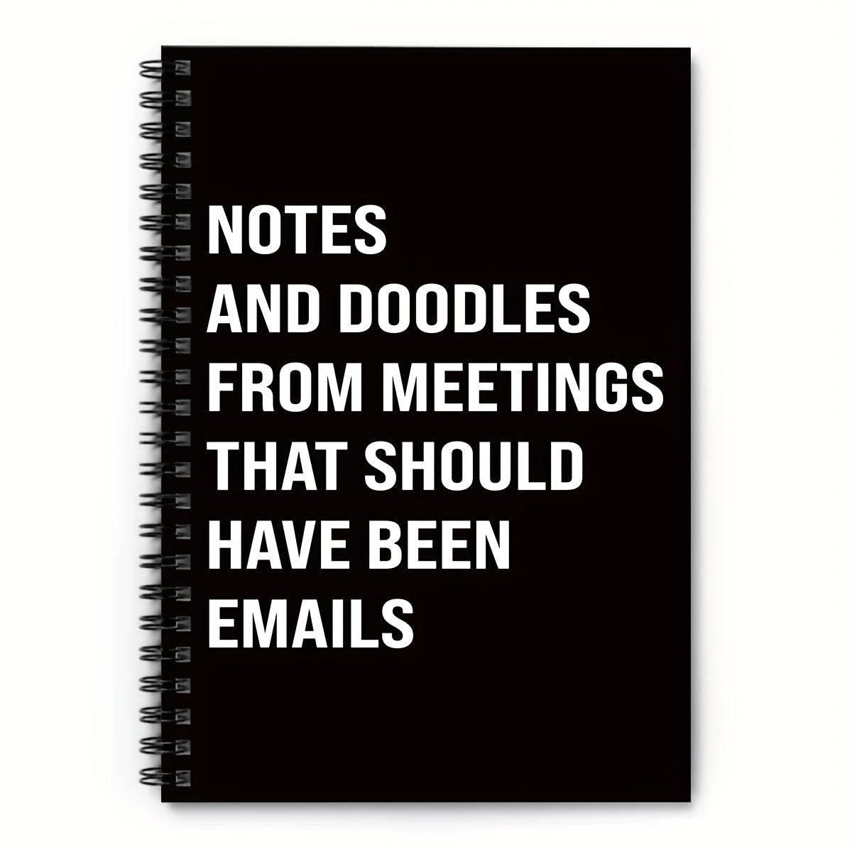 Funny Spiral Journal Notebook for Coworkers - Employee Appreciation Gift
