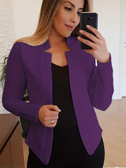 Casual Long Sleeve Blazer for Office & Work
