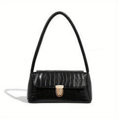 Crocodile Pattern Underarm Bag Vintage PU Shoulder Bag