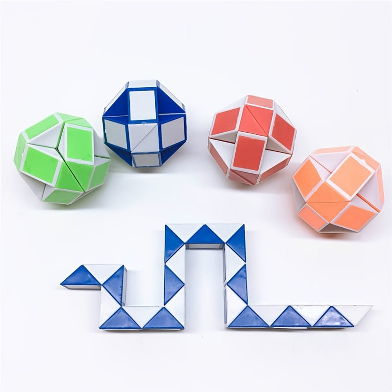3D Magic Snake Ruler Transformable Puzzle Toy for Kids