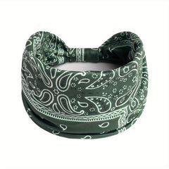 Boho Style Elastic Wide Hair Band Knot Turban Headband