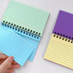 5-Line Tearable Coil Book Index Card Small Memo Pad Notebook