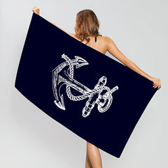 Quick Dry Microfiber Beach Towel Soft Absorbent Lightweight Sandproof for Travel