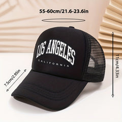 LOS ANGELES Trucker Hat Mesh Baseball Cap Sunshade Dad Hats