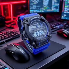 Boys' Digital Watch Waterproof Alarm Functional Sports Timer