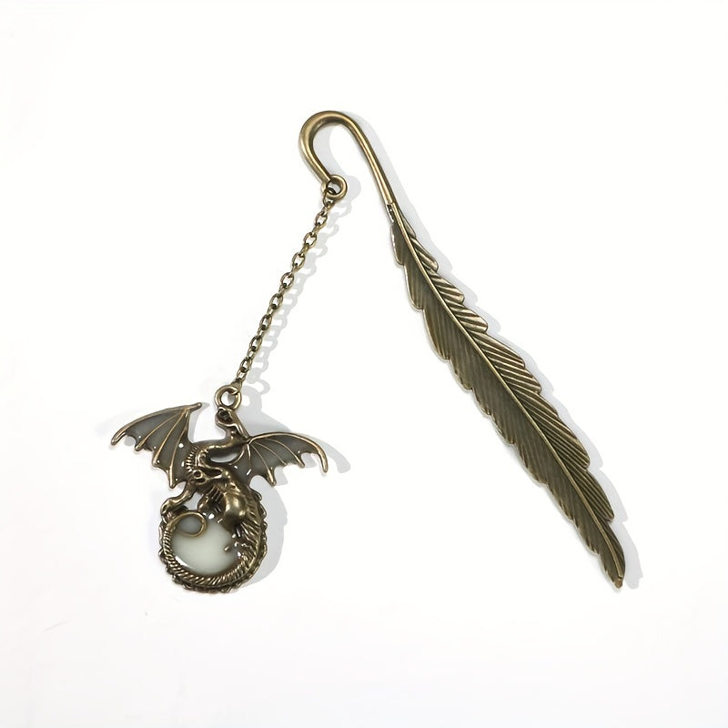Noctilucent Flying Dragon Bookmark - Magical Touch For Reading